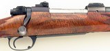 Al Biesen custom Winchester pre-64 70 .375 H&H Magnum, skeleton, checkered knob, eight pounds, sub-MOA, 95%, layaway - 5 of 15