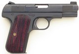 Novak custom Colt 1903 .32 ACP, made for a gunwriter and featured in American Handgunner, push-button mag. release, Spegel grips, provenance, layaway - 2 of 10