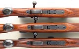 Kimber of Oregon Model 82 SuperAmerica matching-serial trio .22 LR, .22 Magnum & .22 Hornet, AAA claro, Leupold, Talley, 99 percent overall, layaway - 7 of 9