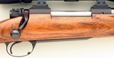 Kimber of Oregon Model 89 .338 Winchester Magnum, Colton, quarter rib, jeweled, AAA English, rosewood, Leupold, Talley, 99 percent, layaway - 5 of 10
