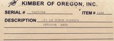 Kimber of Oregon Model 82 SuperAmerica .22 LR, AAA claro, quarter rib, checkered, skeleton, inletted, bases, box, 99%, layaway - 15 of 15