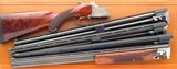 Browning Superposed Grade V four-barrel skeet set, 12/20/28/.410, Watrin 2x, Simmons vent ribs, 13.6 LOP, cased, 85 percent, layaway - 1 of 15