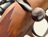 Kimber of Oregon Model 84 SuperAmerica .223 Remington, skeleton grip cap, checkered knob, quarter rib, three-position, repaired stock, box, layaway - 12 of 13