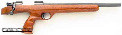 Kimber of Oregon Model 84 Predator Hunter Grade .221 Fireball, AA claro, three-position, 97 percent, layaway