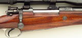 Holland & Holland full stock .338 Winchester Magnum, 1994, engraved, open sights, drop box (4+1), quick detachable mounts, Swarovski, 95%, layaway - 5 of 15