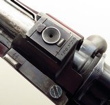 Hoffman Arms .375 H&H, Cleveland, magnum Mauser 98, engraved, banded, quarter rib, integral bridge aperture, horn, Hoffman sling, layaway - 13 of 15