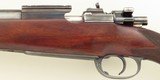 Hoffman Arms .375 H&H, Cleveland, magnum Mauser 98, engraved, banded, quarter rib, integral bridge aperture, horn, Hoffman sling, layaway - 6 of 15