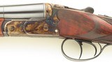 Perugini & Visini double rifle in 9.3x74R, 24.75-inch, ejectors, scalloped, color case, 15.0-inch LOP, 8.2 pounds, cased, 97%, layaway - 7 of 15