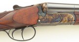 Perugini & Visini double rifle in 9.3x74R, 24.75-inch, ejectors, scalloped, color case, 15.0-inch LOP, 8.2 pounds, cased, 97%, layaway - 6 of 15