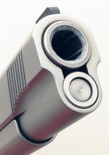 Kimber Gold Combat Stainless II .45 ACP, Custom Shop, stainless, flat top, French skirt, ambi safety, high cut, checkering, beveled, 98%, layaway - 5 of 7