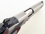 Kimber Gold Combat Stainless II .45 ACP, Custom Shop, stainless, flat top, French skirt, ambi safety, high cut, checkering, beveled, 98%, layaway - 3 of 7