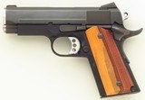Terry Tussey custom Colt Lightweight Officer's .45 ACP, 3.5-inch, reprofiled slide, beveled, stippled, tuned, over 95 percent, leather, layaway - 3 of 9
