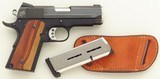 Terry Tussey custom Colt Lightweight Officer's .45 ACP, 3.5-inch, reprofiled slide, beveled, stippled, tuned, over 95 percent, leather, layaway