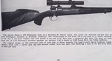 Jerry Fisher Mauser 98 .358 Winchester, shortened action (to Kurz), featured in Kennedy checkering book, 1959, Fullington, Farman, Heilman, layaway - 14 of 15