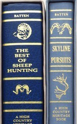 Sheep hunting books by John Batten, O'Connor, Roosevelt, Sheldon, Stone, fine condition with slips - 2 of 2