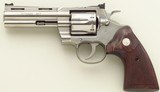 Colt Python stainless steel .357 Magnum, 2020, 4.25-inch, Wilson Combat sights, two grip sets, speed loaders, low round count, case, 97%, layaway - 3 of 9