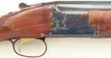 Browning B-125 Broadway 12, 1990, Griffin & Howe, 30-inch, Invector, AA walnut, leather pad, Lallemand engraving, color case, 14.2 LOP, 95 percent - 5 of 13