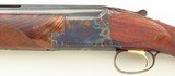 Browning B-125 Broadway 12, 1990, Griffin & Howe, 30-inch, Invector, AA walnut, leather pad, Lallemand engraving, color case, 14.2 LOP, 95 percent - 6 of 13
