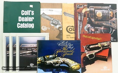 Colt factory literature and catalog lot