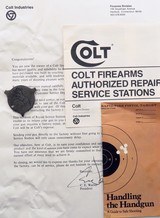 Colt Diamondback .22 LR, nickel, 6-inch, 1979, box, 99 percent, layaway - 11 of 11