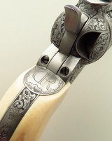 Freedom Arms 353 .357 Magnum, engraving by FEGA Master Roger Sampson (267 hours), ivory & walnut custom grips, over 99%, layaway - 6 of 15