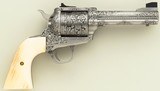 Freedom Arms 353 .357 Magnum, engraving by FEGA Master Roger Sampson (267 hours), ivory & walnut custom grips, over 99%, layaway - 2 of 15