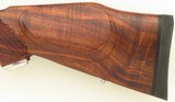 Custom FN Mauser 98 .30-06, Byron Burgess gold game scene, island express three-leaf, intricate checkering, 8.0 pounds, superb condition, layaway - 12 of 14