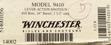 Winchester 9410 .410, 24-inch, fixed C, crossbolt safety, likely unfired, 99 percent, box, layaway - 12 of 12