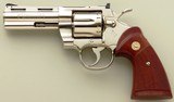 Colt Python .357 Magnum, K61520, 4-inch, new custom nickel, outstanding bore and mechanics, layaway - 2 of 10