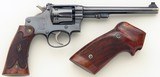 Smith & Wesson .22.32 Hand Ejector .22 LR, 6-inch thin, 3x serial, five screw, two grip sets, layaway