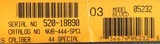 Ruger Blackhawk Flat Top .44 Special, 2009, 4.675-inch, custom grips & display case, unfired, layaway - 13 of 13