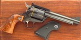 Ruger Blackhawk Flat Top .44 Special, 2009, 5.5, custom grips & case, unfired, layaway - 1 of 14