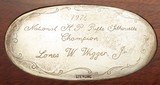 Custom Remington 700 .308 presented to Lones Wigger at the 1976 National Silhouette Championship, Dunlap, Hart, Leupold, second stock, layaway - 10 of 11