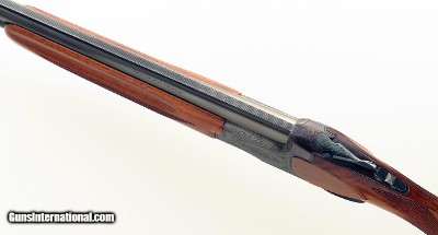 Charles Daly / Miroku Field 12 gauge, 26-inch SK/SK, ejectors, rust blue barrels, 7.2 pounds, great bores - Image 3 of 12