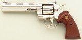 Colt Python .357 Magnum, nickel, 6-inch, 81081E, great bore, 80 percent finish - 2 of 10
