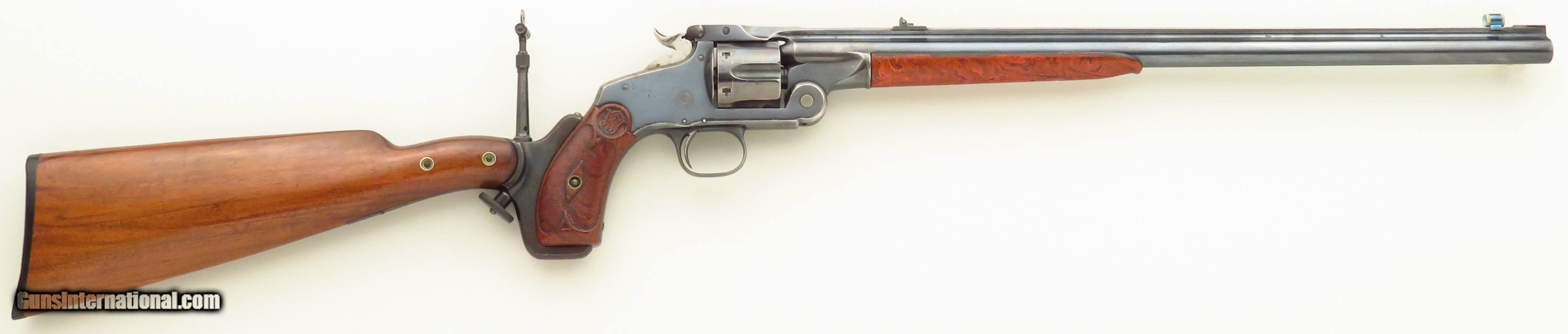 Smith & Wesson Model 320 Revolving Rifle, .320 S&W, serial 969, 18-inch ...