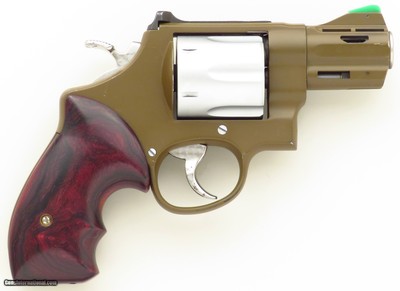 Mag-Na-Port custom Smith & Wesson 329NG .44 Magnum, CeraKote, Mag-Na-Port, American Handgunner, Roy Huntington collection, layaway