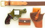 Mag-Na-Port custom Smith & Wesson 329NG .44 Magnum, CeraKote, Mag-Na-Port, Purdy leather, American Handgunner, Roy Huntington collection, layaway