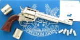 Freedom Arms Model 83 Premier Grade .454 Casull, .45 Colt & .45 ACP cylinders, Mag-Na-Port, tuned, overtravel screw, box, target, unfired, layaway