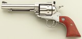 Ruger Super Blackhawk .44 Magnum, polished stainless, fluted, 5.5-inch, walnut, 1994, box, 90 percent - 2 of 9