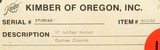 Kimber of Oregon 82 Custom Classic .17 Ackley Hornet, AA claro, box, over 95 percent, layaway - 15 of 15