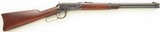 Winchester 1894 .25-35 saddle ring carbine, 1911, letter, King rotating front sight, three-leaf rear sight, good bore, 75 percent, layaway