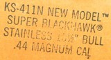 Special President's serial number Ruger Super Blackhawk .44 Magnum, 1985, 10.5-inch, stainless steel, box, provenance, layaway - 14 of 14