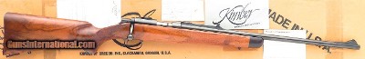 Kimber of Oregon Model 82 SuperAmerica .17 K Hornet, quarter rib, superb wood figure, great bore, target, box, over 95%, layaway