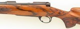 Biesen custom Winchester pre-64 70 .338 Winchester Magnum, engraved, special checkering, AAA English, Blackburn, 97%, layaway - 6 of 15