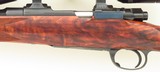 Kurz Mauser 98 Helgeland custom .250-3000, octagon-to-round, three-position, Kepplinger single set, Blackburn, Turkish, game scene, Kahles, layaway - 6 of 15