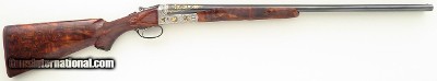 Parker Invincible 16 upgrade, 1941, 28-inch M/F, exhibition English, outstanding engraving, gold relief, 14.25 LOP, 97 percent, layaway