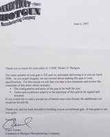 Winchester / CSMC Model 21 Grand American Small Frame 28 gauge, 2008, 28-inch IC/M, excellent walnut, 6 lbs., 14.5 LOP, cased, over 95%, layaway - 12 of 14