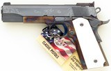 Kimber 1911 Centennial Limited Edition .45 ACP, number 250 of 250, 2010, color case, pristine, wood presentation case, pristine, layaway - 4 of 9