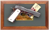 Kimber 1911 Centennial Limited Edition .45 ACP, number 250 of 250, 2010, color case, pristine, wood presentation case, pristine, layaway - 1 of 9